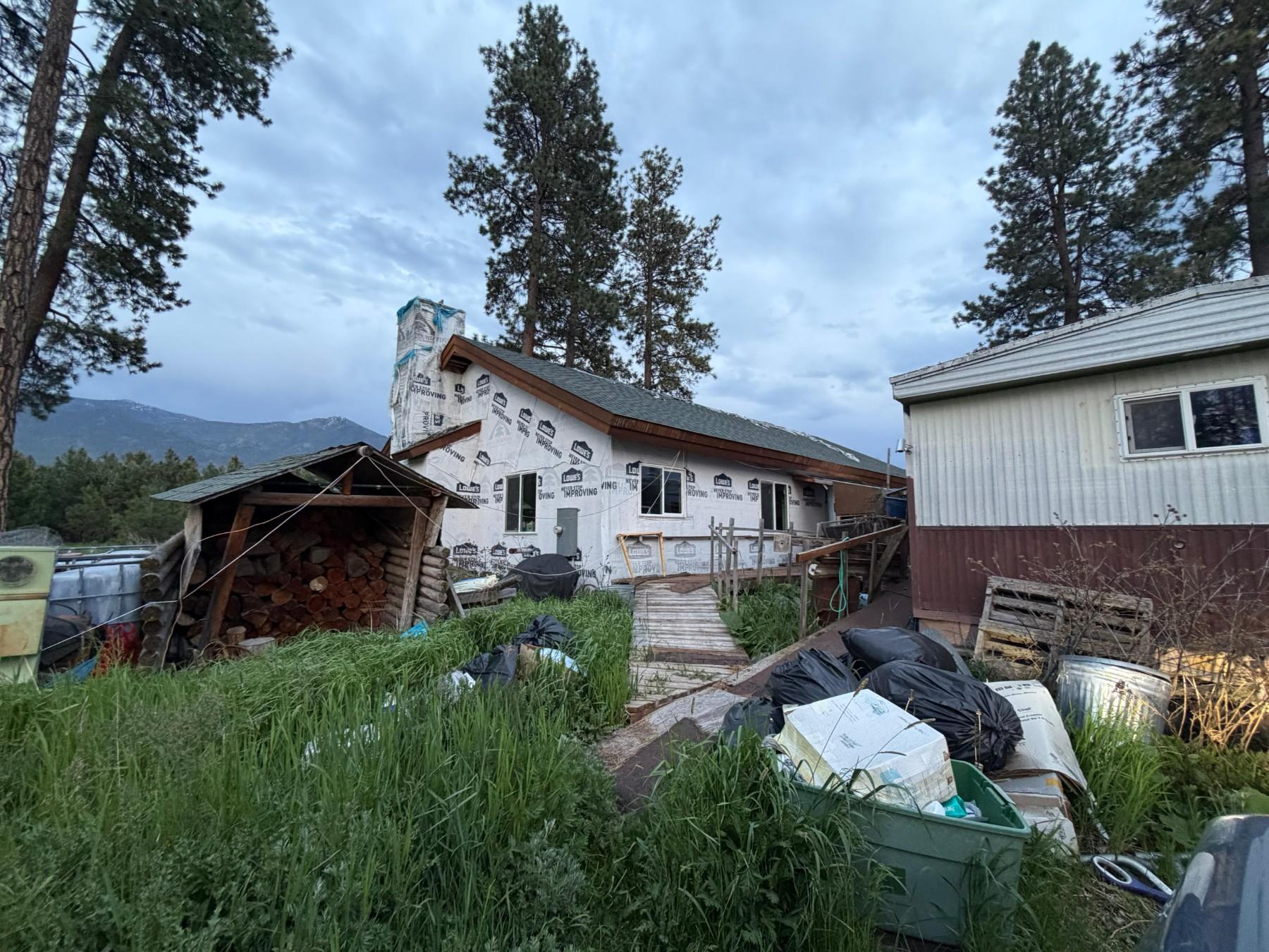 Original land photo before land cleanup.