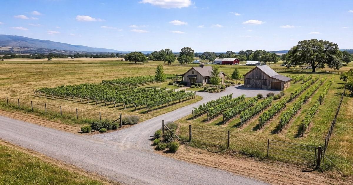 Single-family concept placed onto a land photo